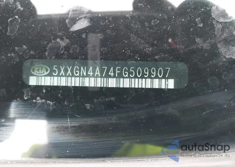 2015 Kia Optima Ex from USA, damaged, VIN 5XXGN4A74FG509907